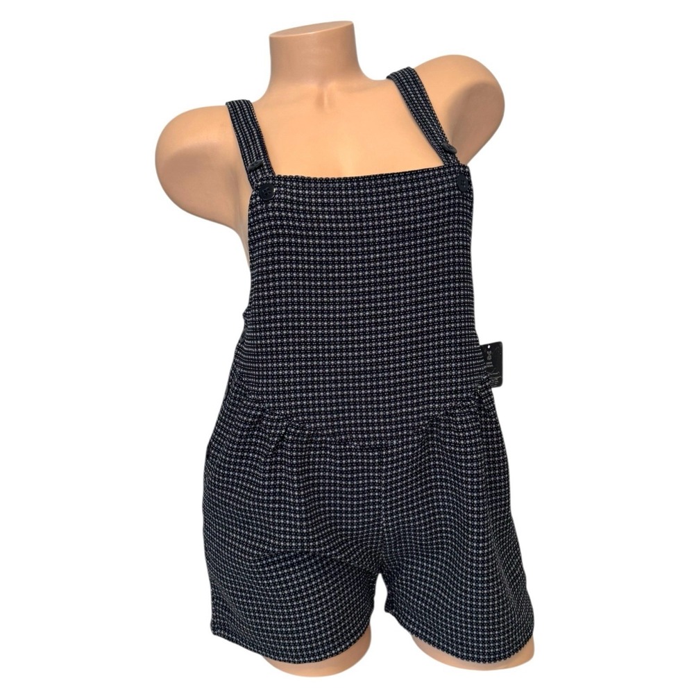 Urban Renewal Women's Size SMALL Outfitters Black Jumper Shorts Romper Jumpsuit